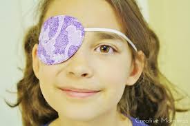 Sew ¼ around the edge. A Blog Of All Things Creative Home Decor Diy Party Hosting Sewing Recipes Photography And So Much More Eyepatch Amblyopia Eye Patch Diy Sewing Pattern