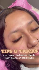 TIPS & TRICKS: use brown lashes