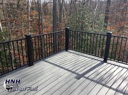 Peak aluminum railing 6 ft. Deck Railing Gallery Hnh Deck And Porch Llc 443 324 5217