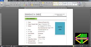 Orang tua saya bernama syahroni dan anti suherti. Download Contoh Biodata Diri Lengkap Word Arie Cellular
