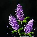 Paint Nite: Lilac Bouquet