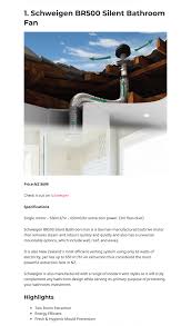 Extractor fans for sale in new zealand. Silent Bathroom Fan