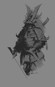 Black And White Warriors Characters Artissimo Samurai Art Samurai Illustration Samurai Artwork