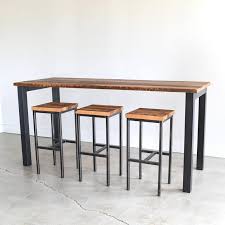 Pub Table Made From Reclaimed Wood Industrial Kitchen Table Rustic Bar Table Commercial Table In 2020 Wood Bar Table Reclaimed Wood Bars Kitchen Table Wood