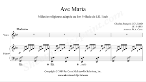 Scritta da charles gounod nel 1859, la celebre ave maria è una rilavorazione da parte dello stesso autore del preludio n. Gounod Ave Maria F Major Youtube