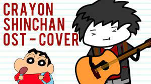 Kartun 90an Crayon Shinchan Acoustic Cover Japan Version Youtube