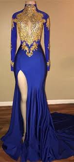 Elegant Royal Blue 2019 Prom Dress Mermaid Long Sleeve With Appliques Ba7711 Item Code Rm002 Prom Dresses Long With Sleeves Prom Dresses With Sleeves Prom Dresses Blue
