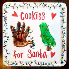 Maybe you would like to learn more about one of these? Handprint Footprint Santa S Cookie Plate Crafty Morning