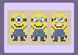 Yellow Minions Cross Stitch Pattern Instant Download