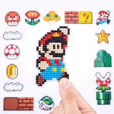 15 Pieces Super Mario Diamond Painting Stickers Kits for Kids,DIY 5D  Diamond Art Mosaic Stickers by Numbers Kits for Children,Boys and Girls :  Amazon.sg: Toys