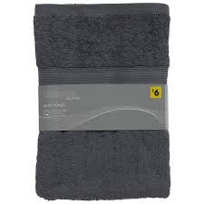Bath sheets are like bath towels, but they're a bit bigger. Bath Towel Charcoal 68x135cm The Reject Shop