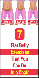 7 Flat Belly Exercises That You Can Do In A Chair Gobek Egzersiz Karin Calistirma Egzersiz Programlari