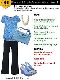 Outfit Idea Tips For The Rounded Apple Body Shape Www Outfithive Com Apple Body Shapes Apple Body Apple Body Shape Clothes