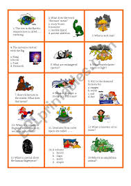 Our online 4th grade science trivia quizzes can be adapted to suit your requirements for taking some of the top 4th grade science quizzes. Science Trivia Card Game No 1 2 Esl Worksheet By Lyssipus