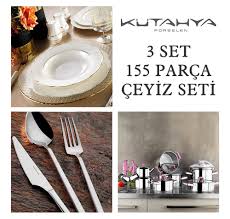 Bu ürüne henüz yorum yapılmadı. Kutahya Porselen Bone Olympos 155 Parca Ceyiz Seti
