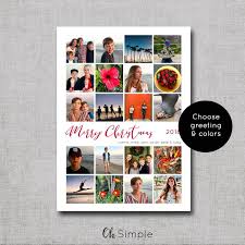 Photo Christmas Cards Instagram Photo Christmas Card Etsy Diy Holiday Cards Holiday Card Template Holiday Cards
