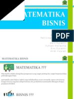Pengujian hipotesis rata2 n30 dan standar deviasi populasi diketahui statistik uji yang sesuai. Matematika Bisnis By Yettifitriyanti