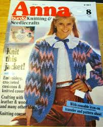 Knit this one with voluminous cables and an elegant. Anna Burda Knitting Needlecrafts M1900 August 1982 Annaburda Burda Tricot Artesanato Pontoes