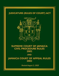 Civil rule means a rule in the rules of civil procedure (regulation 194 of the revised regulations of ontario,1990); Supreme Court Of Jamaica Civil Procedure Rules And Court Of Appeals 2002 Updated By Government Of Jamaica Bookfusion