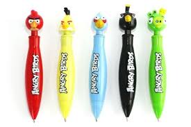My Son Would Go Ga Ga Angry Birds Pens 3 95 Usd Bird Pen Angry Birds Characters Pen