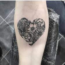 Maybe you would like to learn more about one of these? Floral Heart By Jack Sones Tattoo Tattoogrid Net