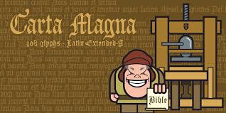 Carta magna fonts can be used unlimited for both commercial and personal projects. Carta Magna Line Font 1001 Fonts