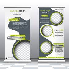الاعلان رول أب ستاند Tradeshow Banner Design Standing Banner Design Rollup Banner Design
