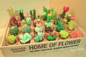 療癒系多肉植物 黏土手作 nunusgarden pinkoi polymer clay crafts polymer clay diy polymer clay art