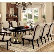 14 cheap and discount walmart kitchen table sets walmart canada. Furniture Of America Gudrun Wood 7 Piece Dining Table Set In Espresso Walmart Com Walmart Com