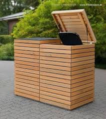 Mulltonnenbox Cubus 120 Geolt Verlangerung In 2020 Garden Storage Bin Shed Outdoor