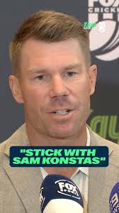 David Warner shares his thoughts