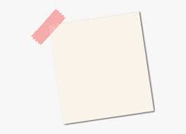 note paper tape pinktape letter edits background transparent background taped paper png free transparent clipart clipartkey note paper tape pinktape letter