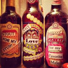 Valentine S Day Gift For Him Find Cute Names For Beer Types And Use Scrap Board Valentines Day Gifts For Him Valentine Gifts For Boys Valentines Gifts For Him