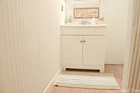 If you'll check out some of both options give the room a welcoming and cozy look and are suitable for bathrooms with freestanding tubs as they offer protection for the walls. Beadboard Wallpaper Bathroom 1600x1066 Wallpaper Teahub Io