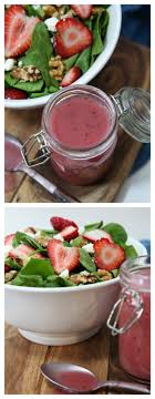 Strawberry Balsamic Vinaigrette Salad Dressing With Images Homemade Salads Balsamic Vinaigrette Salad Dressing Salad Dressing Recipes Homemade