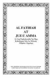Quran Collection The Noble Quran In Tagalog Language Juzz Amma Tagalog Noble Quran Quran
