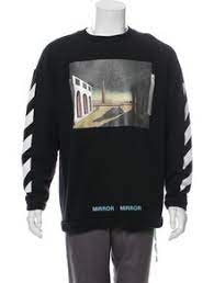 I've compared it to authenticated and could not find a difference however i do not have receipt or proof of purchase. Off White C O Virgil Abloh Mirror Mirror Graphic Sweatshirt Clothing Wowva20549 The Realreal