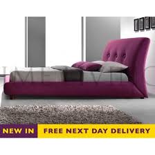 Cheapest Sache 5ft King Size Ruby Pink Fabric Bed Sale 5ft Sache Time Exclusive Pink Fabric Bed Fabric Upholstered Bed Upholstered Bed Frame Bed