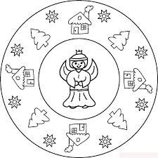 Ausmalbilder Weihnachten Mandala 1ausmalbilder Com