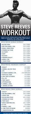 Building The Ideal Body Steve Reeves Inspired Workout Program Steve Reeves Steve Reeves Workout Workout Programs