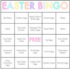 Inspiring candy trivia printable printable images. Free Printable Easter Bingo Cards For One Sweet Easter Play Party Plan