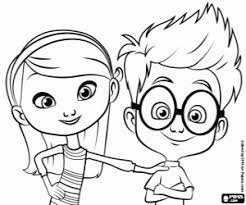 coloriage sherman et penny deux amis a imprimer chauve-souris