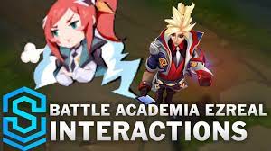 Battle Academia Ezreal Special Interactions - YouTube