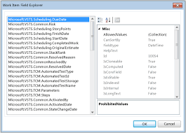 Camelcase is the practice of writing compound words or phrases in which the words are joined without spaces and are capitalized within the compound c# uses this convention and in java we use this for class or enum naming. Add Or Modify A Work Tracking Field Azure Devops Tfs Microsoft Docs