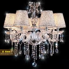 6 Fl Kristall Hangeleuchte Kronleuchter Pendelleuchte Deckenleuchte Lampe Kronleuchter Kronleuchter Kristall Beleuchtung Decke