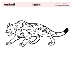 If you've got little kids, or children that are readily frightened, consider printing out some of these cute drawings rather than the monsters above. Free Cheetah Coloring Pages You Ll Want To Print Out Super Fast