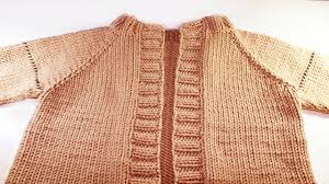 تريكو جاكيت زيادات رجلان الجزء الثالث يناسب كل المقاسات 3 3 Knitting Cardigan Raglan Increase Youtube