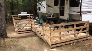 And obviously, you are going to have to tweak some pallets to make it work for your space. How To Build An Amazing Rv Pallet Deck For Free Youtube