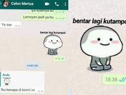Kamu sedang mencari tempat download stiker wa pentol full version? Netizen Ini Kirim Stiker Bentar Lagi Kutampol Ke Camer Balasan Sang Camer Bikin Kalut Indozone Id