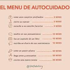 Sustantivo de género exclusivamente femenino, que lleva los artículos la o una en singular, y las o unas en plural. Selfcare Menu Spanish Family Paths